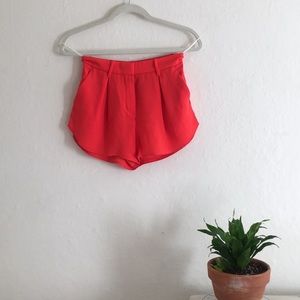 Babaton high-waisted trouser shorts